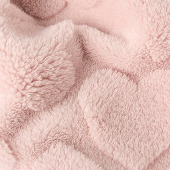 Textured Pink Heart Pet Jumper