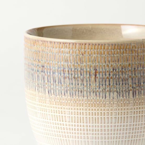 Thatcher Natural & Tan Small Pot