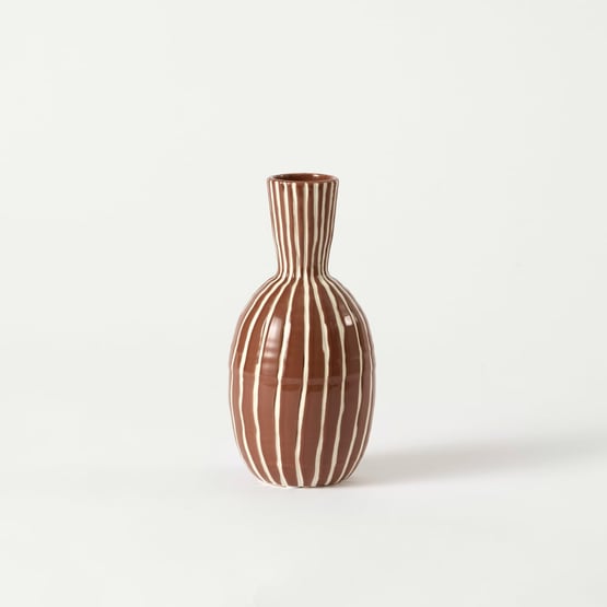 Elias Mini Pecan Tall Vase