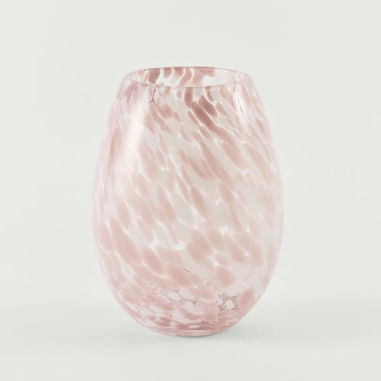 Sakura Pink Speckle Medium Vase