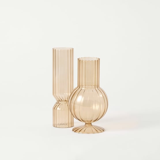 Sophia Sepia Rounded Vase