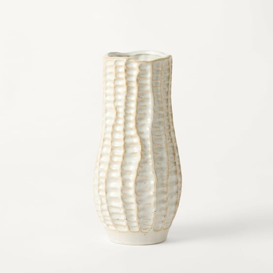 Rock Pool White Vase