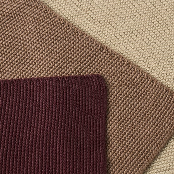 Hudson Chocolate & Smoke Cotton Bamboo Knitted Washcloths