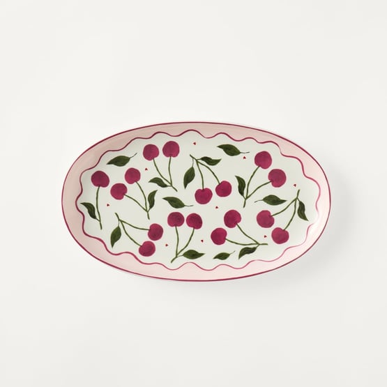 Ma Cherie Multi Cherry Oval Platter