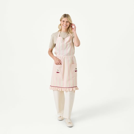 Ma Cherie' Apron Cherry