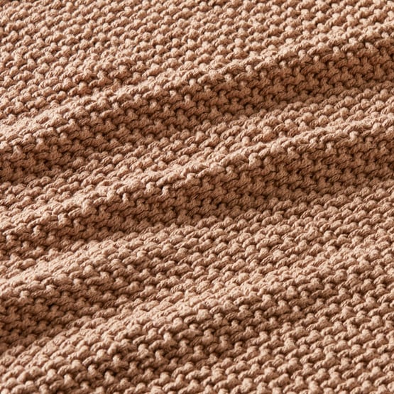 Hallstatt Hazelnut Chunky Knit Throw