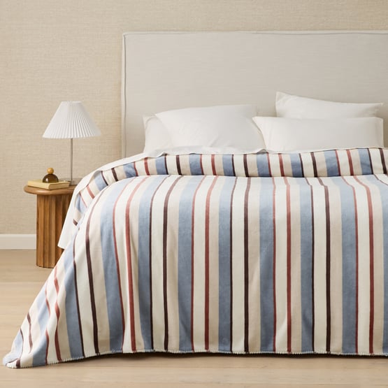 Supersoft Harbour Stripe Blanket