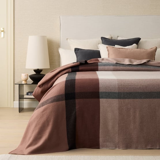 Highlands Mocha Australian Wool Blanket