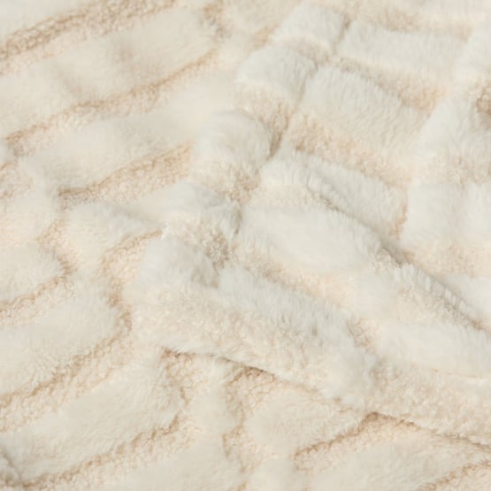 Latvia Natural Grid Throw