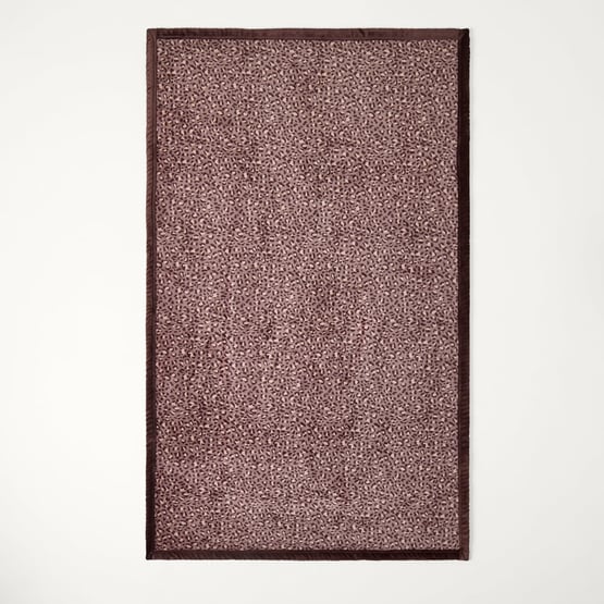 Sherpa Mocha Leopard Throw