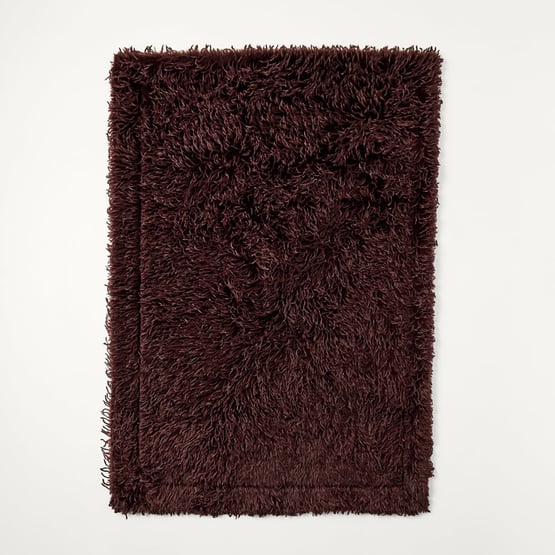Moritz Chocolate Recycled Fur Throw