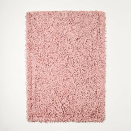 Moritz Peony Recycled Fur Throw
