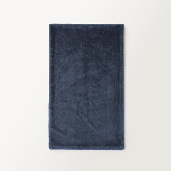 Zurich Bluestone Recycled Fur Throw