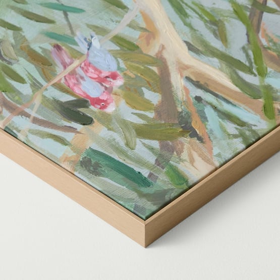 Native Pink Chorus Square Canvas