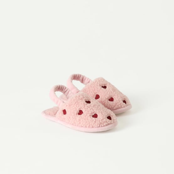 Sherpa Pink Slippers