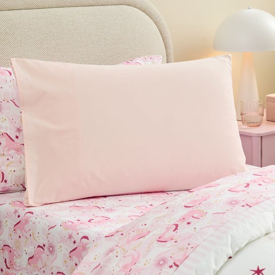 Starla Pink Text Pillowcase