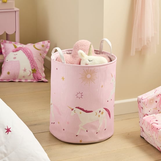 Starla Unicorn Printed Storage Basket