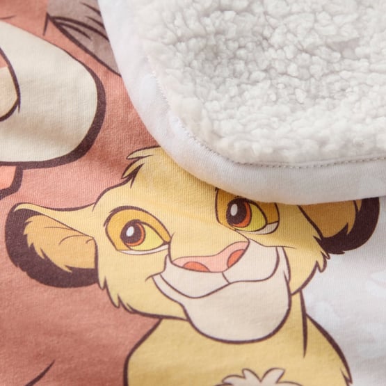 Disney The Lion King White Sherpa Baby Blanket