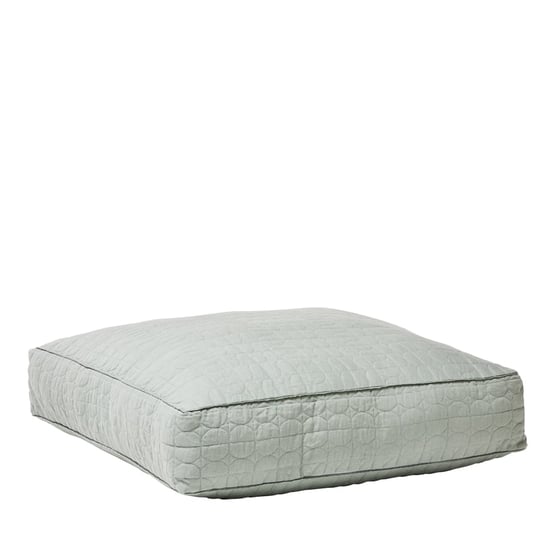 Vintage Washed Linen Eucalyptus Floor Cushion
