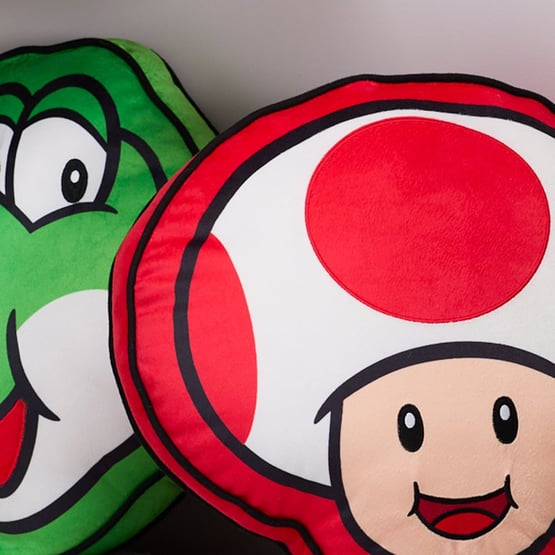 Nintendo Super Mario Red Toad Cushion