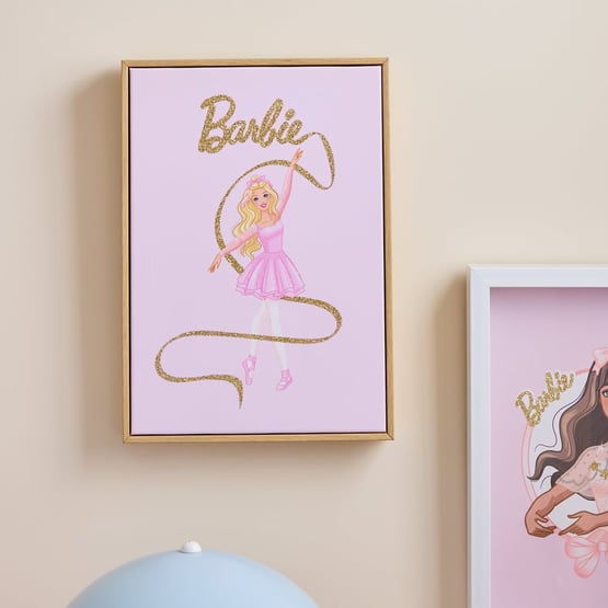 Mattel Barbie Pink Pretty In Pink Wall Art