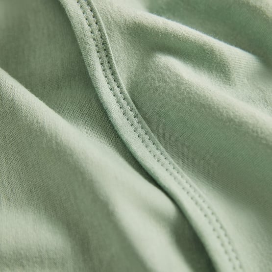 Organic Cotton Jersey Green Stripe Swaddles Pack of 2