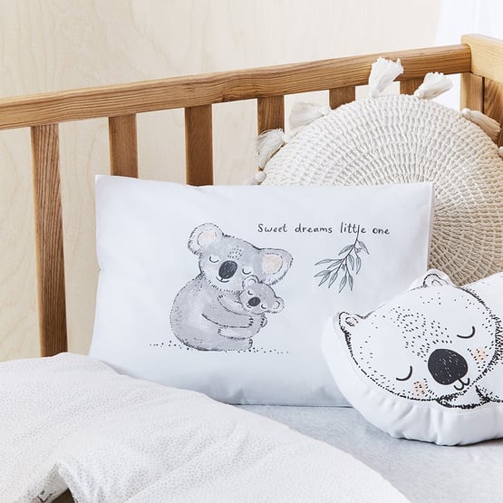 Decorative Bush Babies Cot Pillowcase