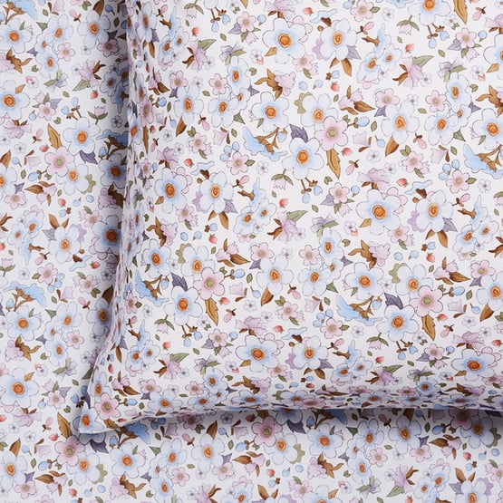 Fleur Harris Floral Pink Fitted Sheet Set