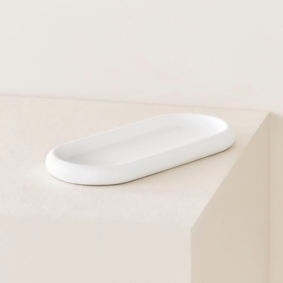 Clayton White Tray