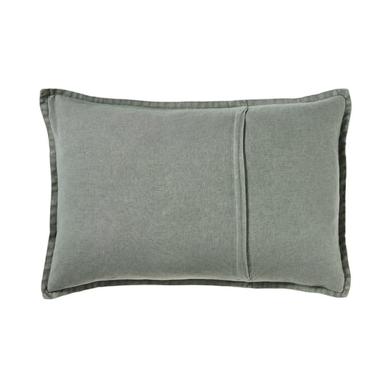 Belgian Vintage Washed Linen Forest Long Cushion 