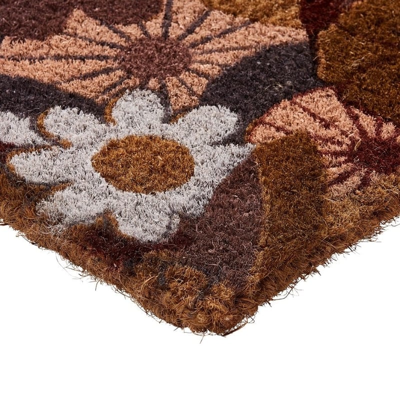 Coir Vintage Floral Doormat