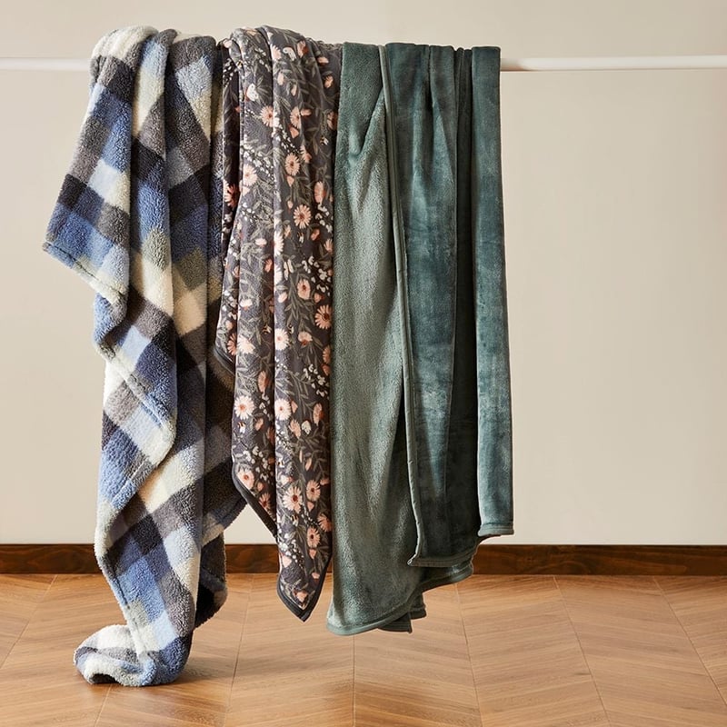 Cloud Lewis Check Blanket