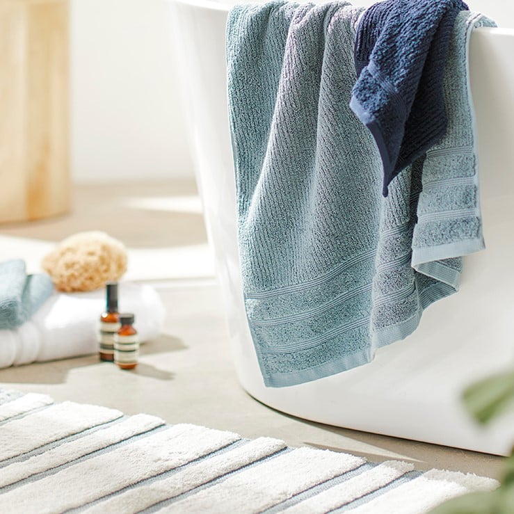 Flinders Sea Blue Towel Range