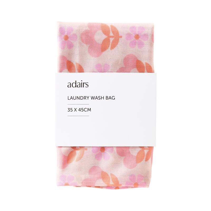 Laundry Pinks Floral Wash Bag