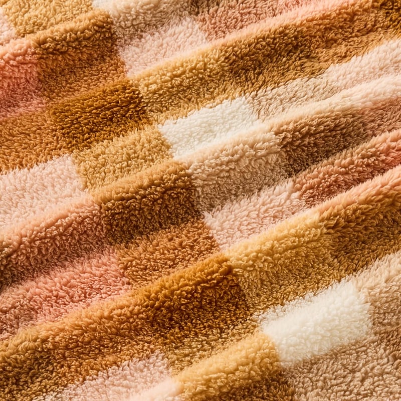 Cloud Earth Check Throw