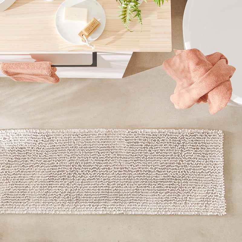 Microplush Stone Marle Bobble Bath Runner