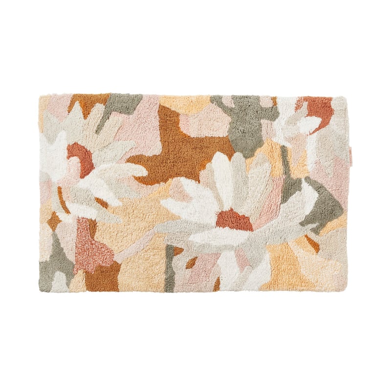 Kimmy Hogan Paper Daisies Whisper Pink Bath Mat