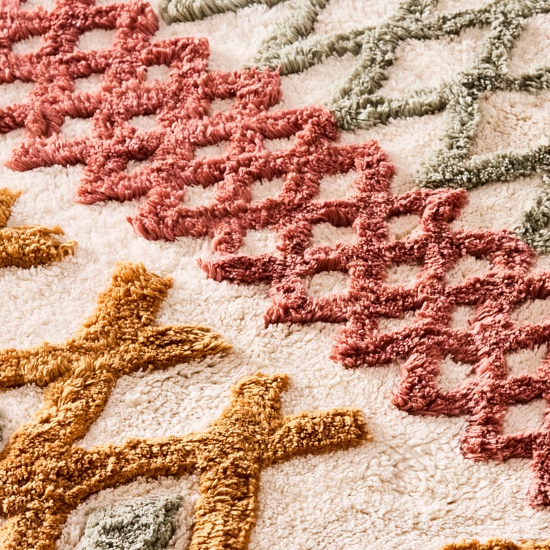 Farah Natural Multi Bath Runner