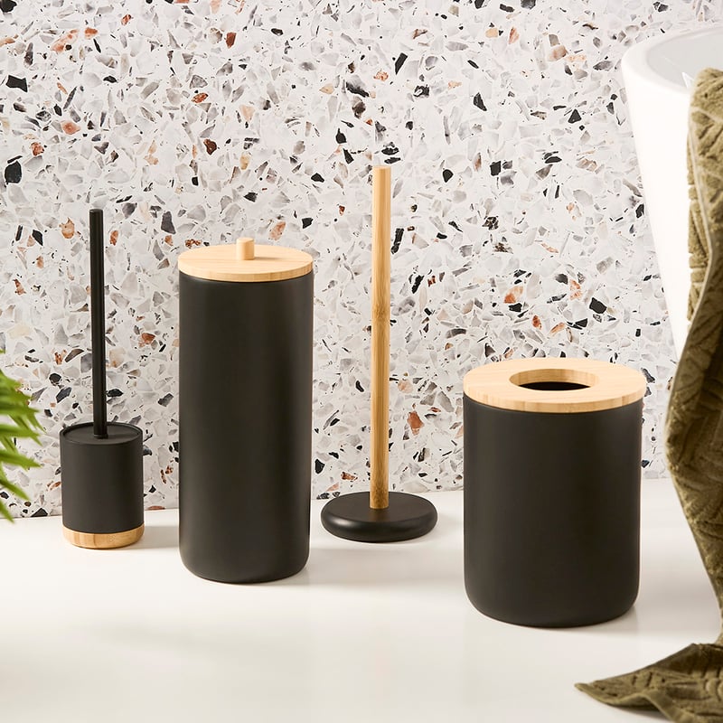 Clayton Black Bathroom Accessories