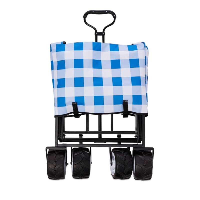Blue Gingham Beach Trolley