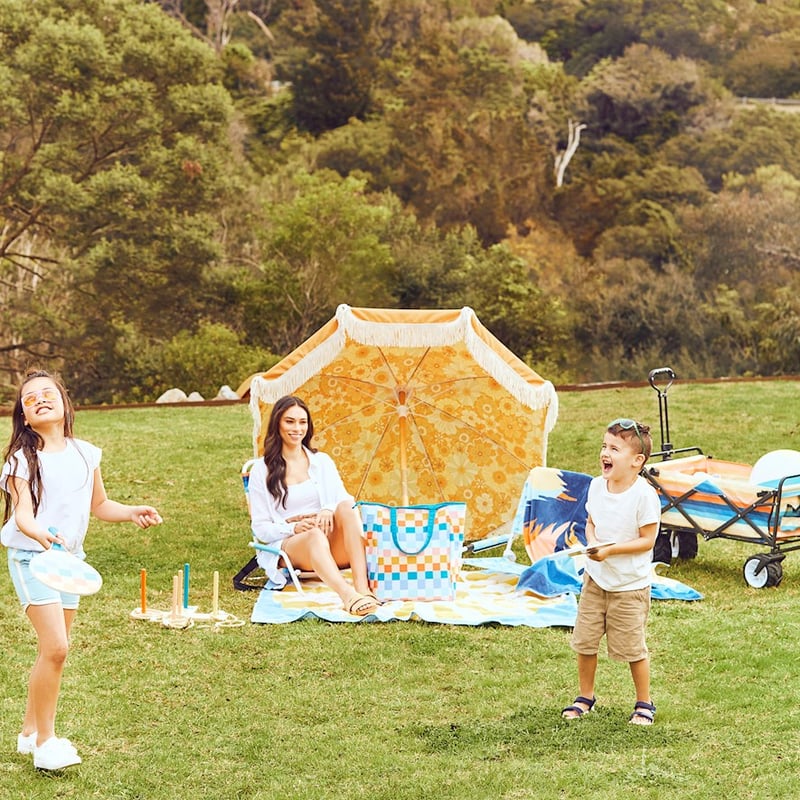 Multi Stripe Beach Trolley