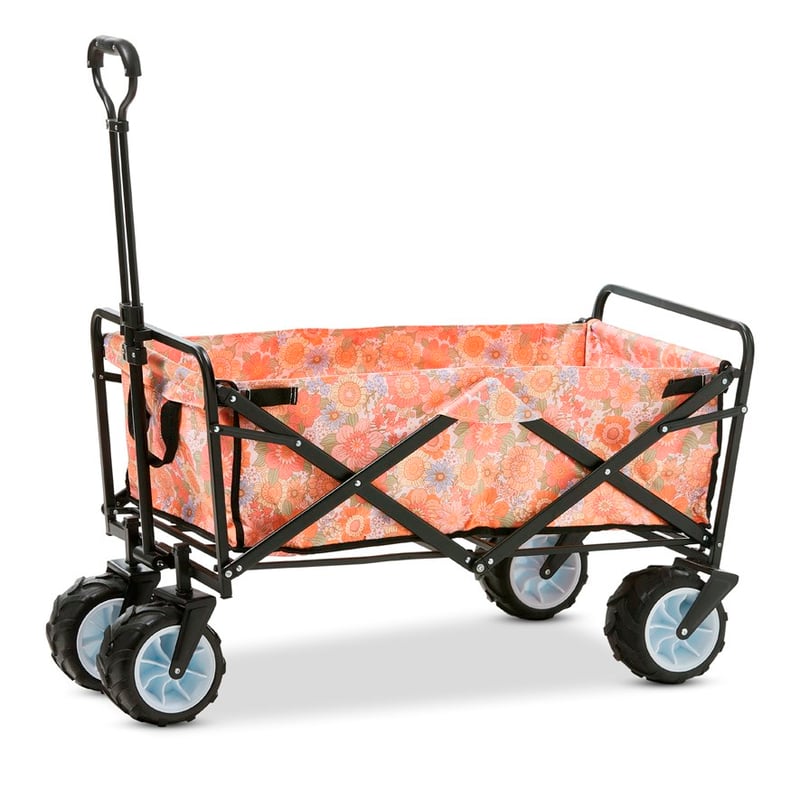 Retro Floral Pink Beach Trolley