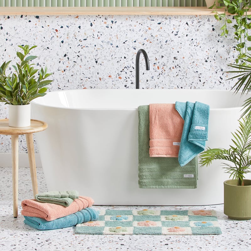 Flinders Peach Towel Range