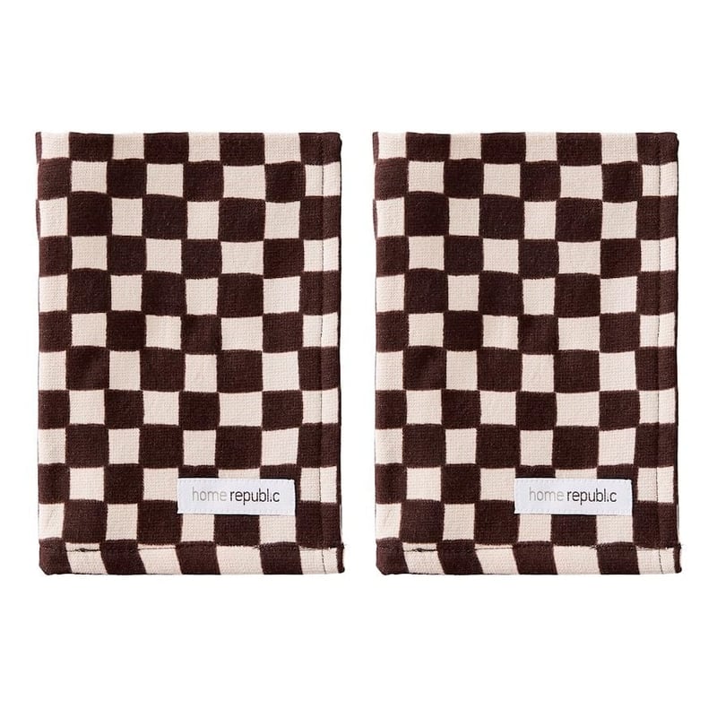 Check Hand Towel 2 Pack