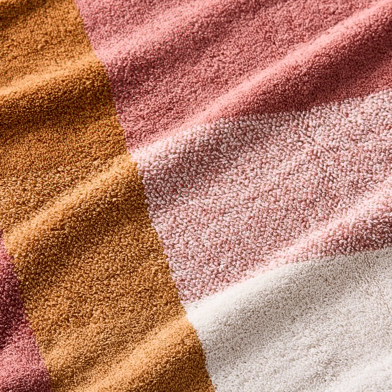 Brooklyn Cinnamon Multi Check Towel Range