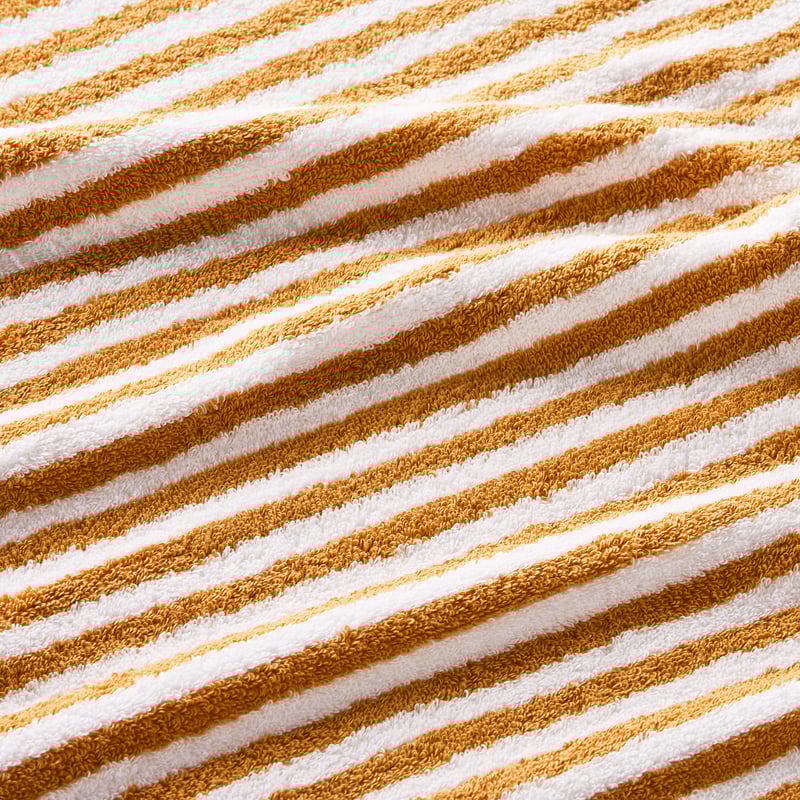 Capri Stripe Golden & White Towel Range