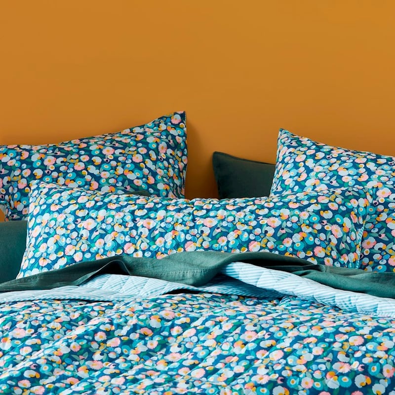 Confetti Floral Multi Quilted Coverlet + Pillowcases