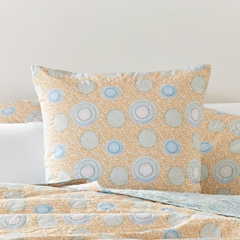 Miimi + Jiinda Miinggi Dreaming Ocean Quilted Coverlet