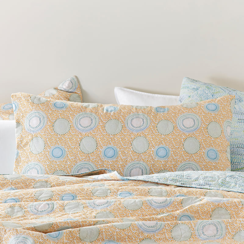 Miimi + Jiinda Miinggi Dreaming Ocean Quilted Coverlet