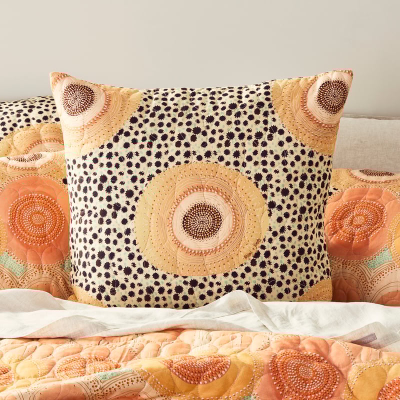 Miimi + Jiinda Jagun Sunset Quilted Coverlet